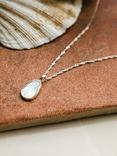 Daisy London Mother of Pearl Pendant Necklace, Silver