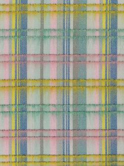Osborne & Little Mouflon Check Furnishing Fabric, Lemon/Mint/Blossom