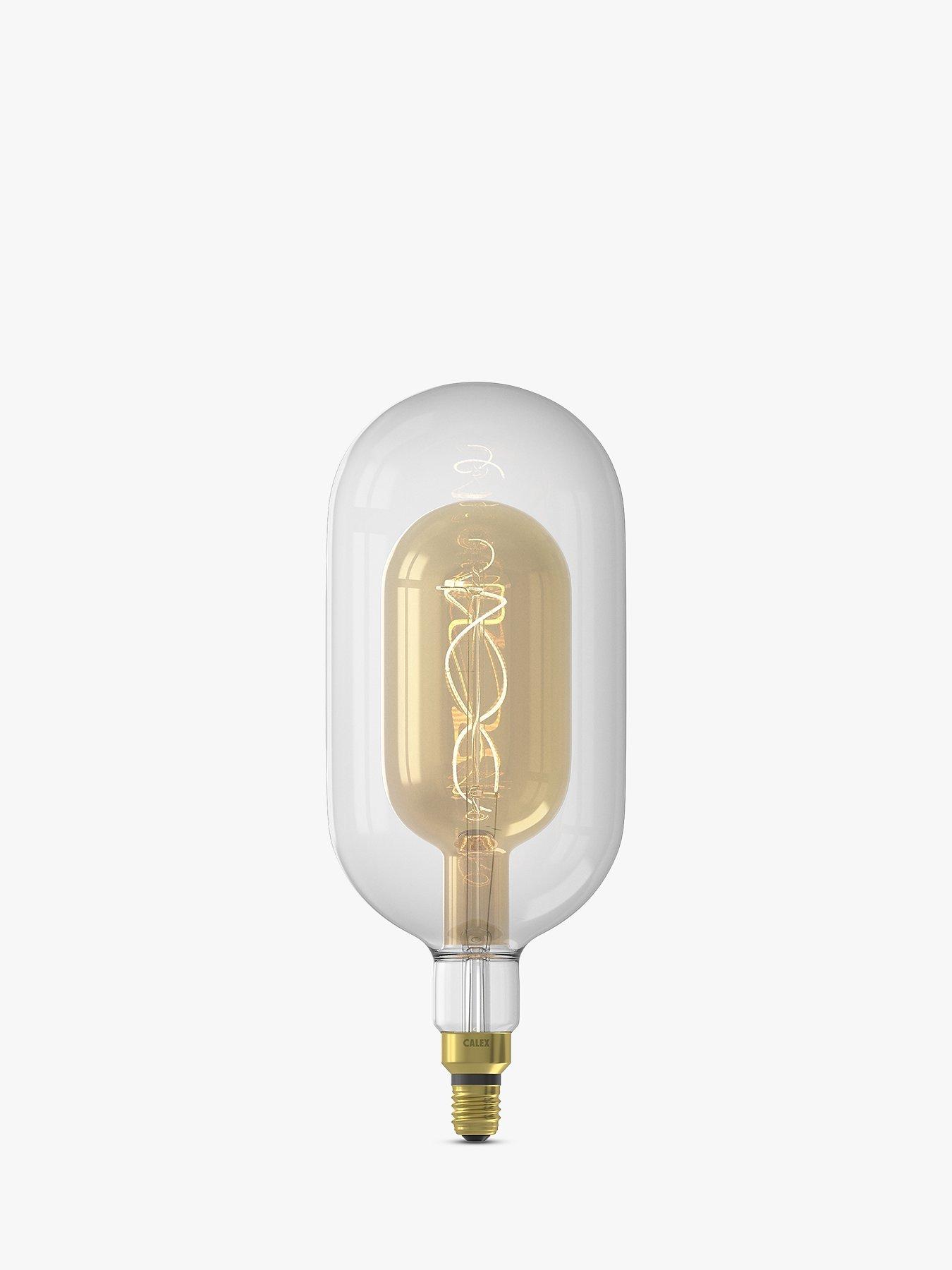 Calex Fusion Tube 3W E27 LED Dimmable Bulb, Metallic