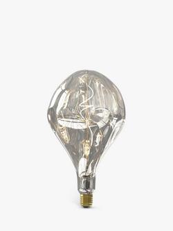 Calex XXL 6W E27 LED Dimmable Tinted Bulb, Silver, Silver