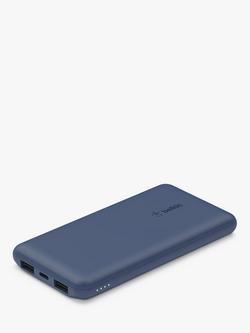 Belkin 10K 3-Port Portable Power Bank, Midnight Blue