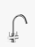BLANCO Camia 2-Lever Monobloc Kitchen Mixer Tap, Chrome