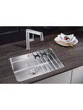 BLANCO Etagon Undermounted Single Bowl Kitchen Sink, Stainless Steel