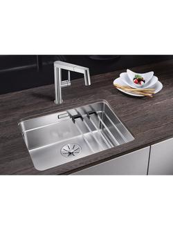 BLANCO Etagon Undermounted Single Bowl Kitchen Sink, Stainless Steel - view 2, Stainless Steel
