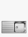 BLANCO Lemis Inset Kitchen Sink, Stainless Steel