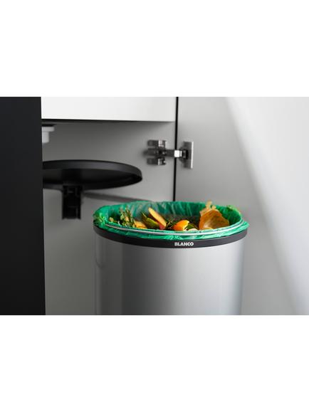 BLANCO Singolo Cabinet Door Kitchen Bin, 20L - view 2, Grey