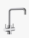BLANCO Jamia 2-Lever Monobloc Kitchen Mixer Tap, Chrome