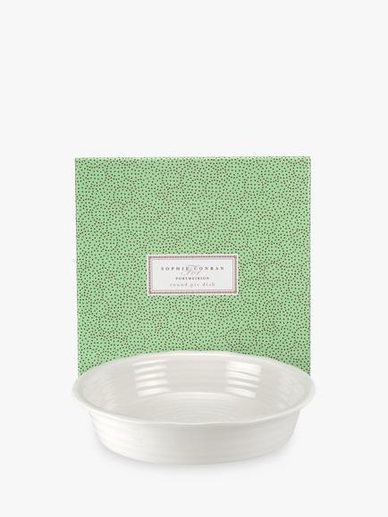 Sophie Conran for Portmeirion Porcelain Round Pie Dish, 27cm, White - view 2, 