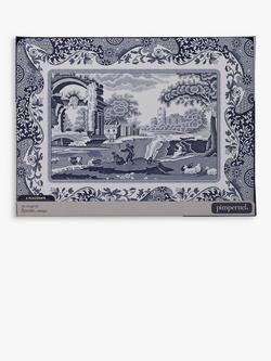 Spode Blue Italian Cork-Backed Placemats & Coasters, Set of 6, Blue/White, 