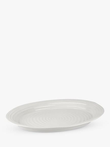 Sophie Conran for Portmeirion Large Oval Porcelain Platter, 51cm, White, 