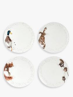 Wrendale Designs Boxed Dinnerware Set, 12 Piece, White/Multi, 