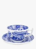 Spode Blue Italian Cup & Saucer, Set of 4, 200ml, Blue/White