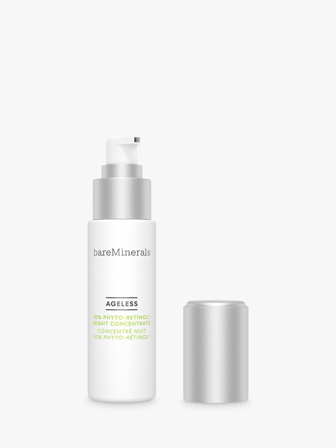 Product image 1 of 7, which shows bareMinerals AGELESS Phyto-Retinol Night Concentrate, 30ml