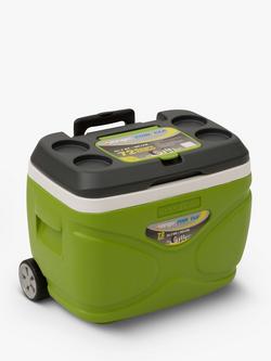 Vango Pinnacle 30L Wheelie Cooler Box, Green
