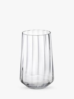 Georg Jensen Bernadotte Tall Crystal Tumbler, Set of 6, 380ml, Clear, Clear