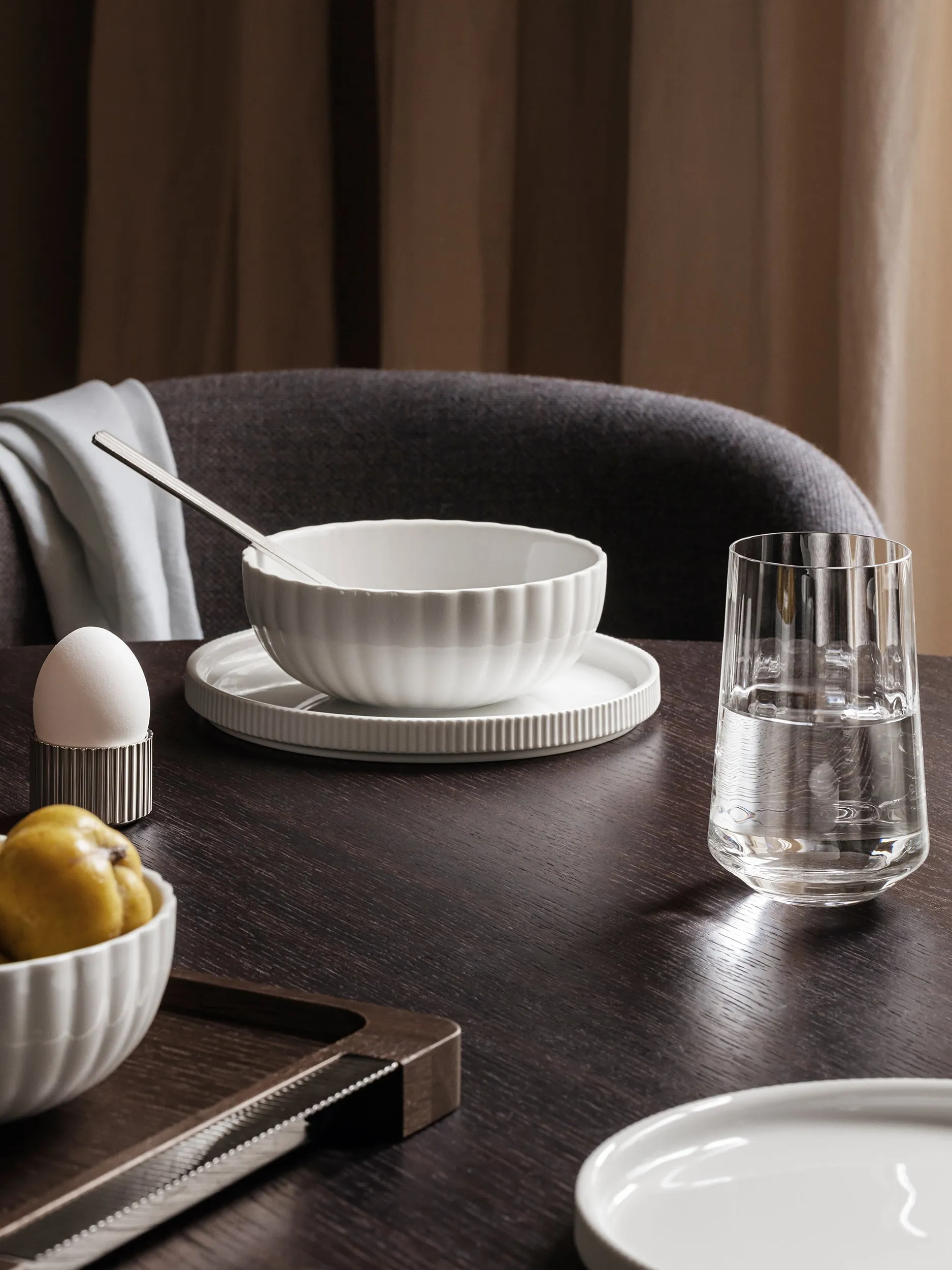 Georg Jensen Bernadotte Low Tumbler Gläser – 6er Set Aus Bleifreiem Kristall, 25 Cl, Spülmaschinengeeignet