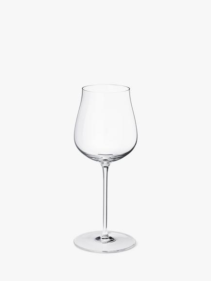 Georg Jensen Sky Crystal White Wine Glass, Set of 6, 350ml, Clear, Clear