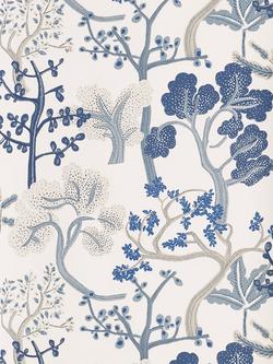John Lewis Magical Trees Wallpaper, Navy