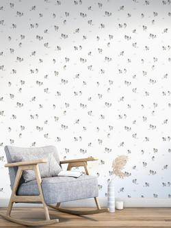 John Lewis Highland Sheep Wallpaper - view 2, Multi