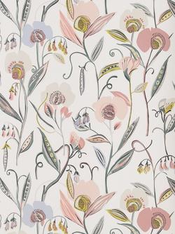 John Lewis Pea Blossom Wallpaper, Multi
