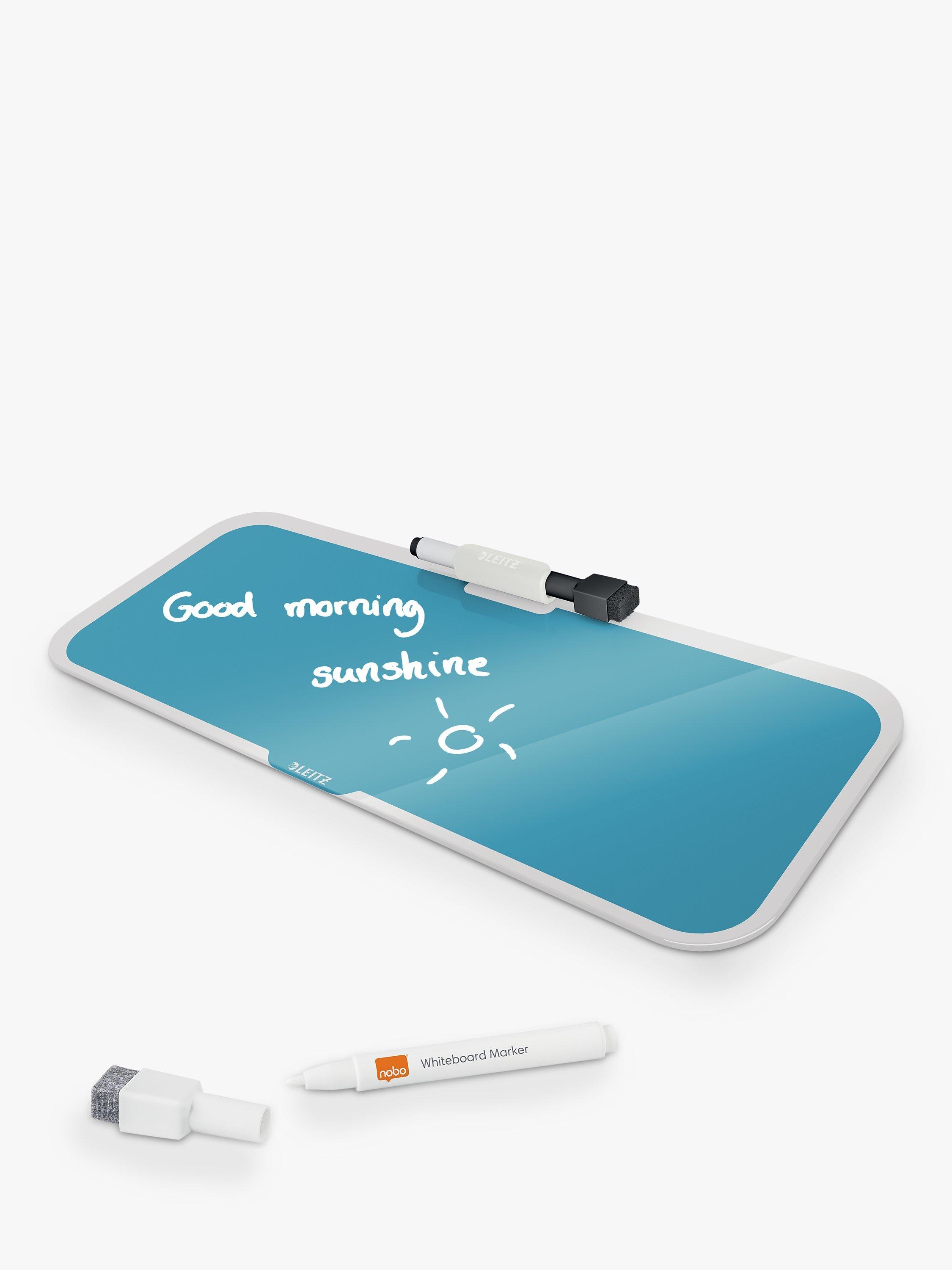 Leitz Cosy Dry Erase Desktop Pad & Marker, Blue