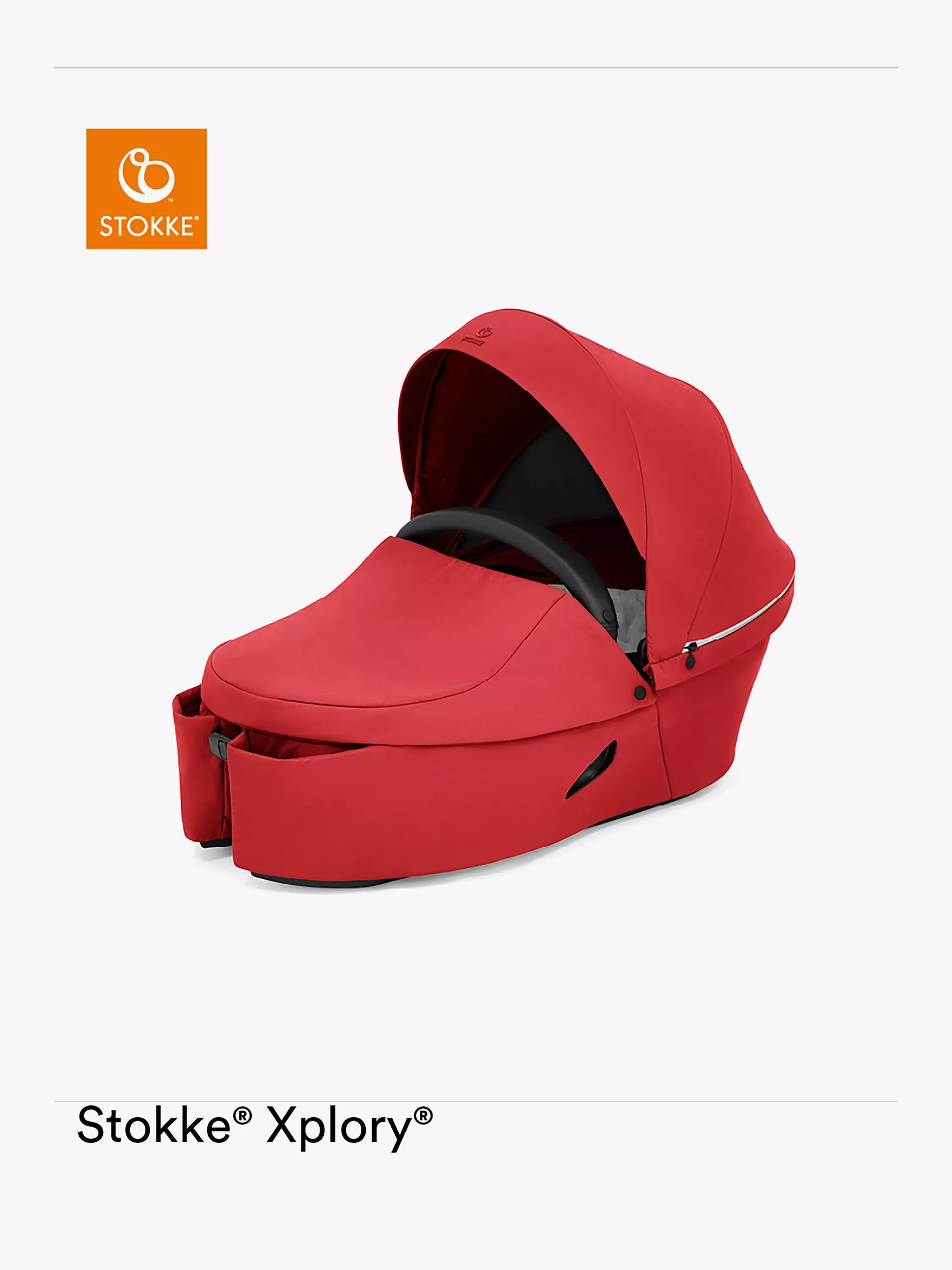 Stokke Xplory X Carrycot Red