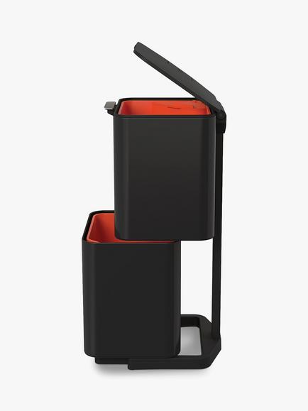 Joseph Joseph Totem Max Bin, 60L, Black - view 2, Black