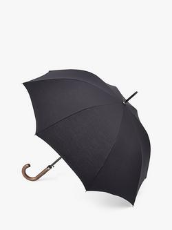 Fulton Mayfair Walking Umbrella, Black, Black