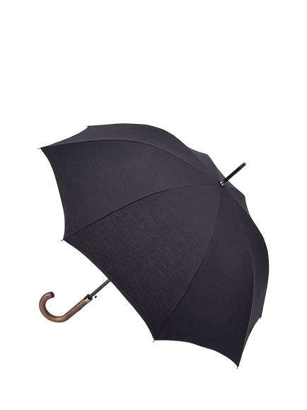 Fulton Mayfair Walking Umbrella, Black, Black