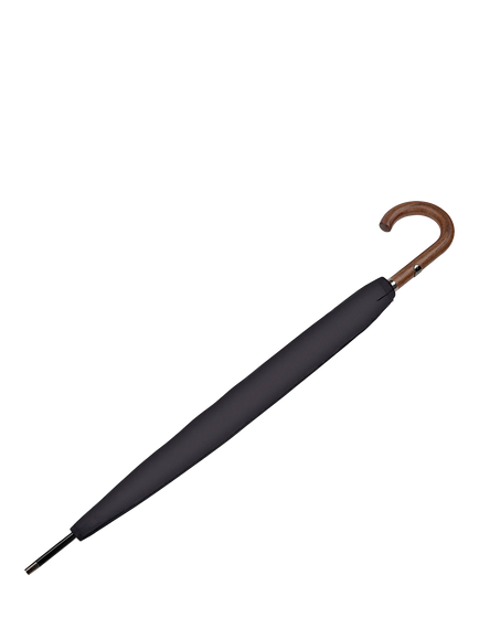 Fulton Mayfair Walking Umbrella, Black - view 2, Black