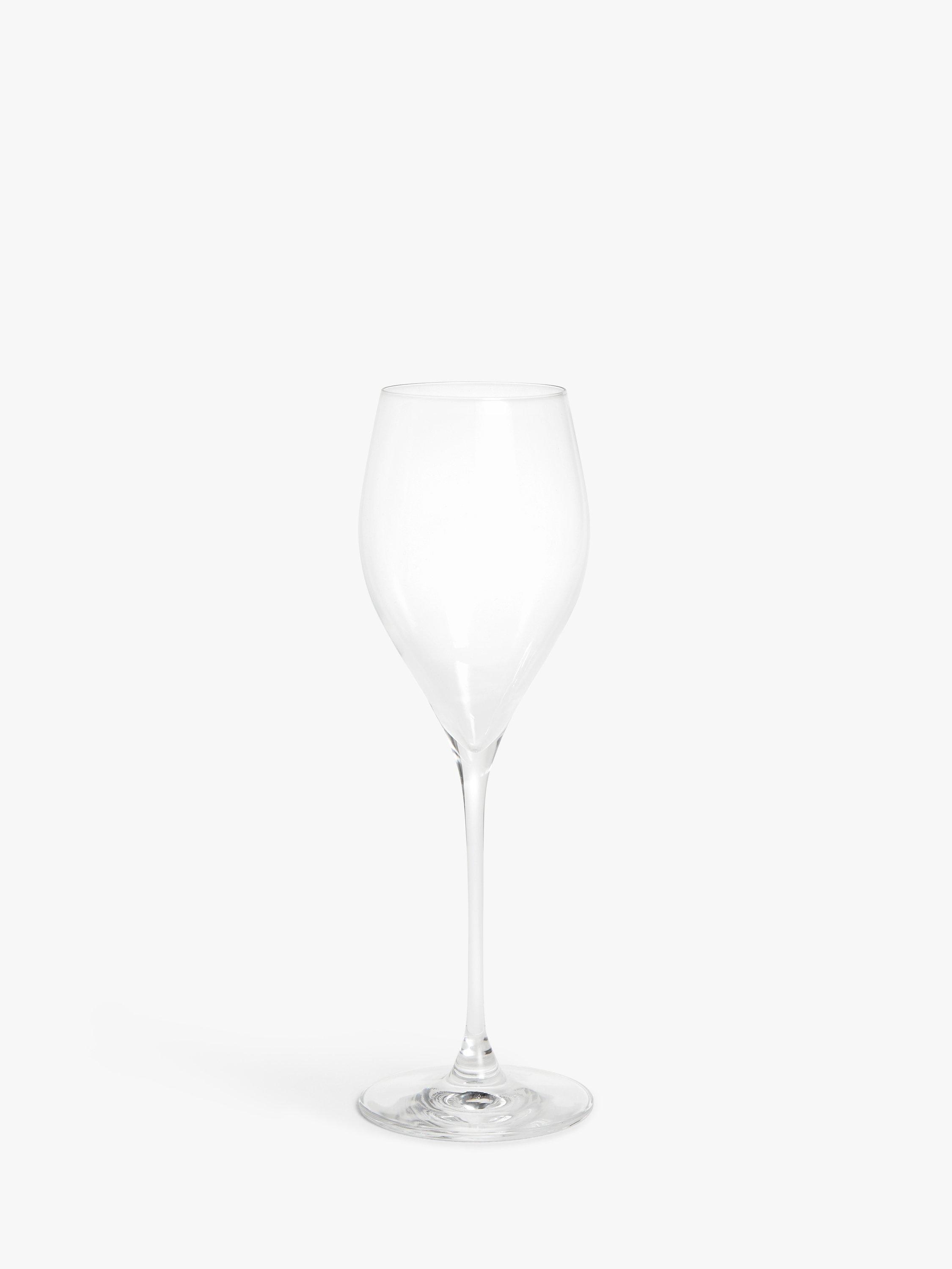 John Lewis Sip Prosecco Glass Flutes, Set of 4, 280ml, Clear