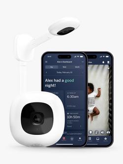 Nanit Pro Smart Baby Monitor & Wall Mount, White