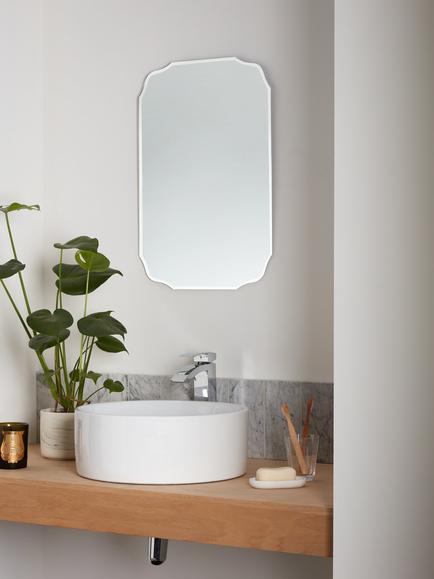 John Lewis Vintage Bathroom Mirror - view 2, Silver