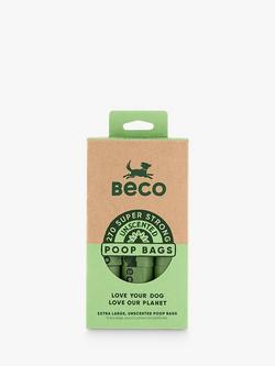 Beco Pets Big & Strong Leakproof Unscented Poop Bags, Pack of 270, Green