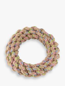 Beco Pets Hemp Rope Jungle Ring Tough Dog Toy, Multi
