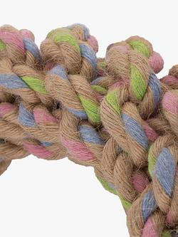 Beco Pets Hemp Rope Jungle Ring Tough Dog Toy - view 2, Multi
