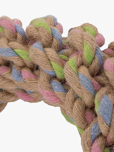 Beco Pets Hemp Rope Jungle Ring Tough Dog Toy - view 2, Multi