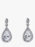 Ivory & Co. Belmont Cubic Zirconia Teardrop Drop Earrings