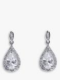 Ivory & Co. Belmont Cubic Zirconia Teardrop Drop Earrings