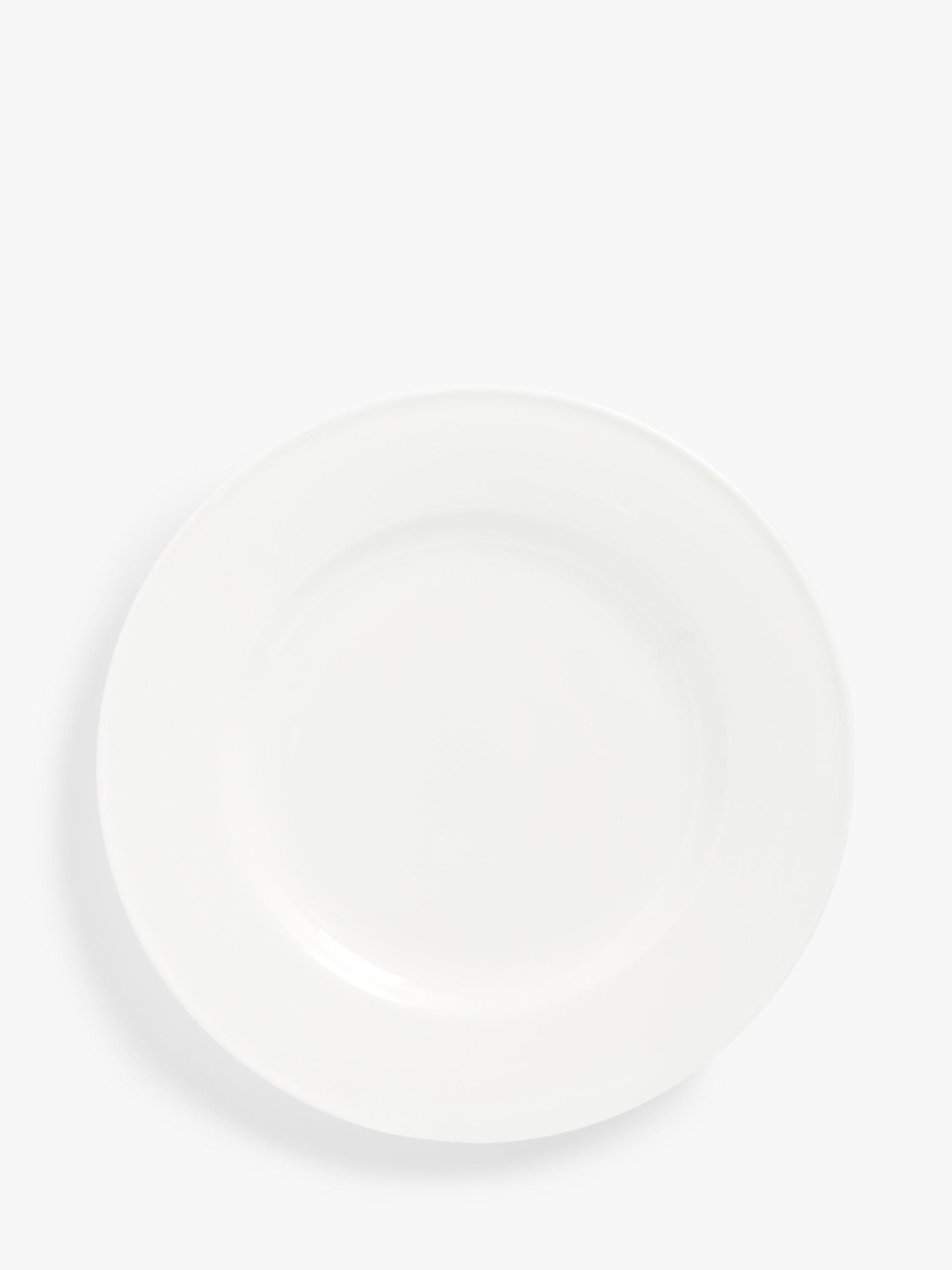 John Lewis + Queensberry Hunt Cupola Bone China Dessert Plate, 23cm, White