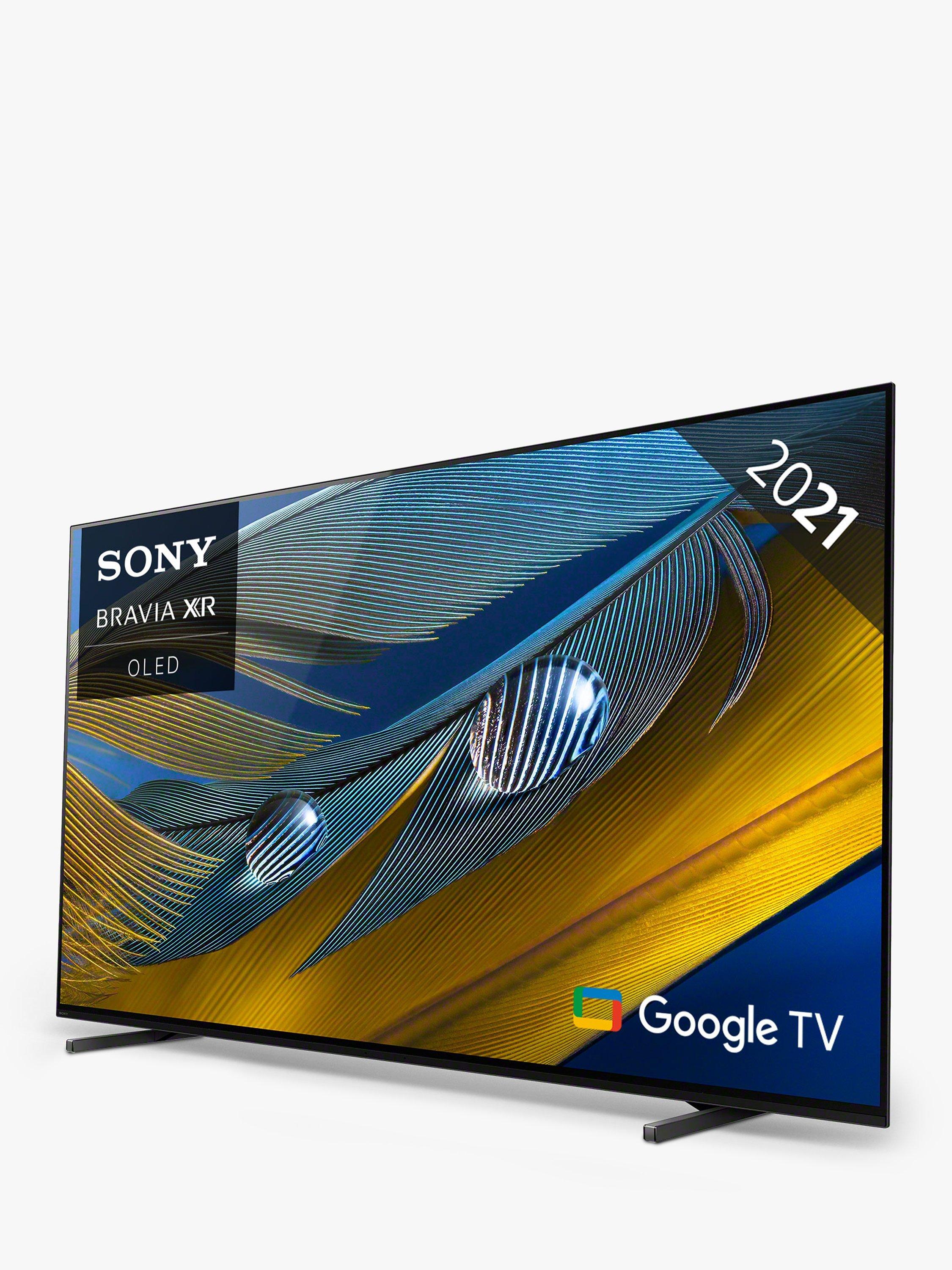 Sony Bravia XR XR55A80J OLED HDR 4K Ultra HD Smart Google TV, 55 inch with  Youview/Freesat HD, Dolby Atmos & Acoustic Surface Audio+, Black