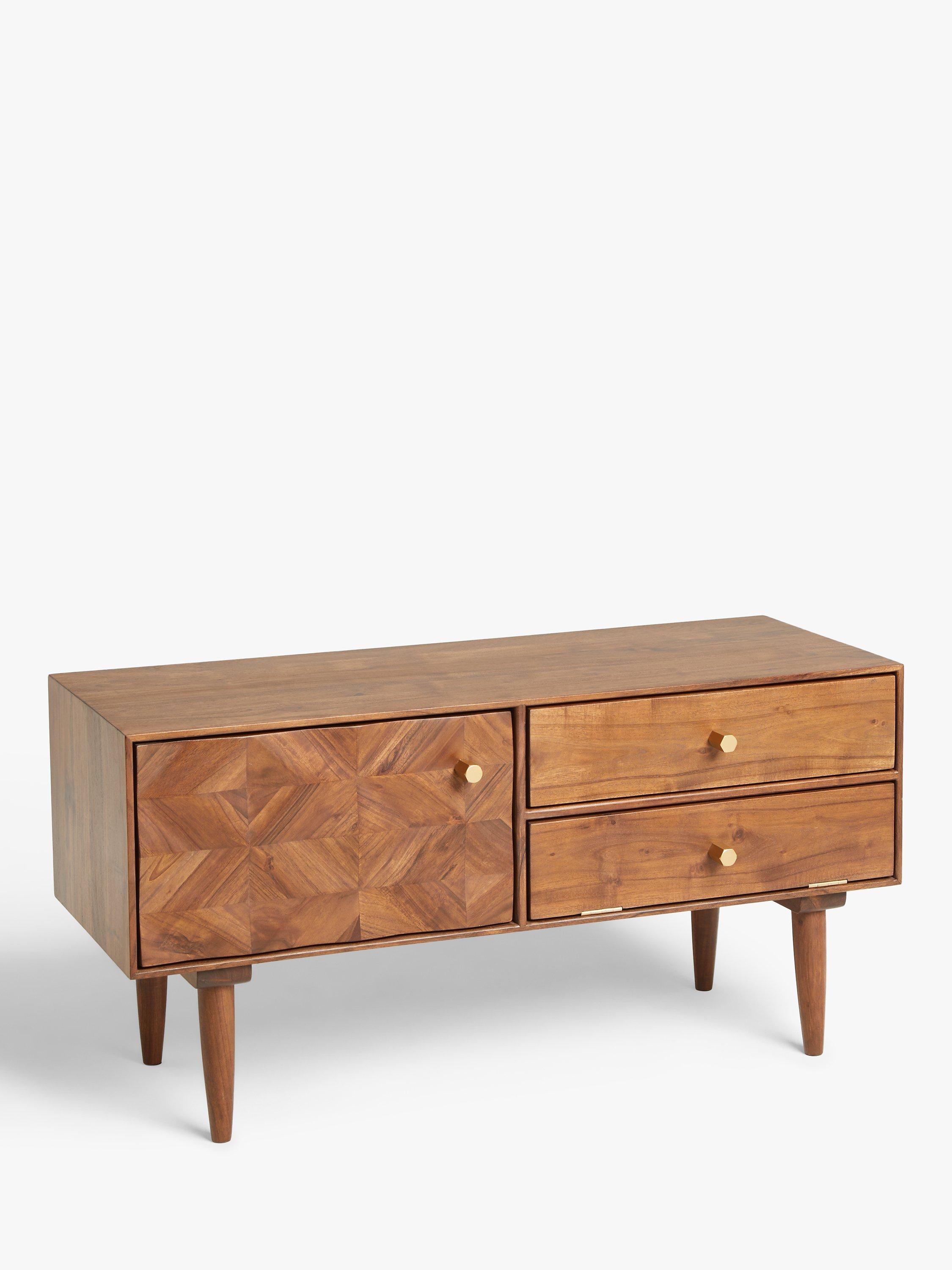 John Lewis + Swoon Franklin Small TV Stand Sideboard, Brown