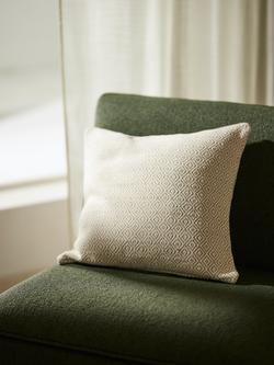 John Lewis Diamonds Cushion - view 2, Natural