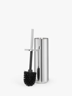 John Lewis Stainless Steel Toilet Brush - view 2, Silver