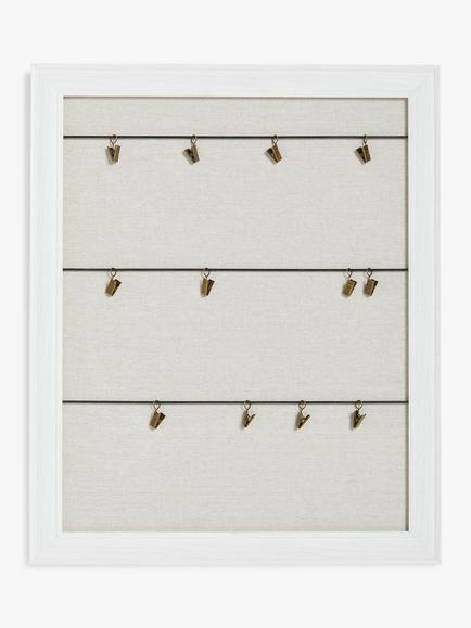 John Lewis Clip Board Photo Frame, Natural, Natural