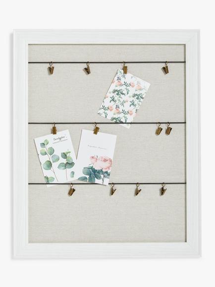 John Lewis Clip Board Photo Frame, Natural - view 2, Natural