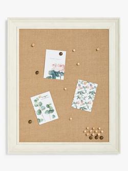 John Lewis Pinboard Photo Frame, Natural - view 2, Natural