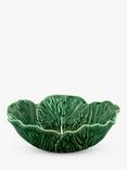 Bordallo Pinheiro Cabbage Earthenware Serving Bowl, 22cm, Green