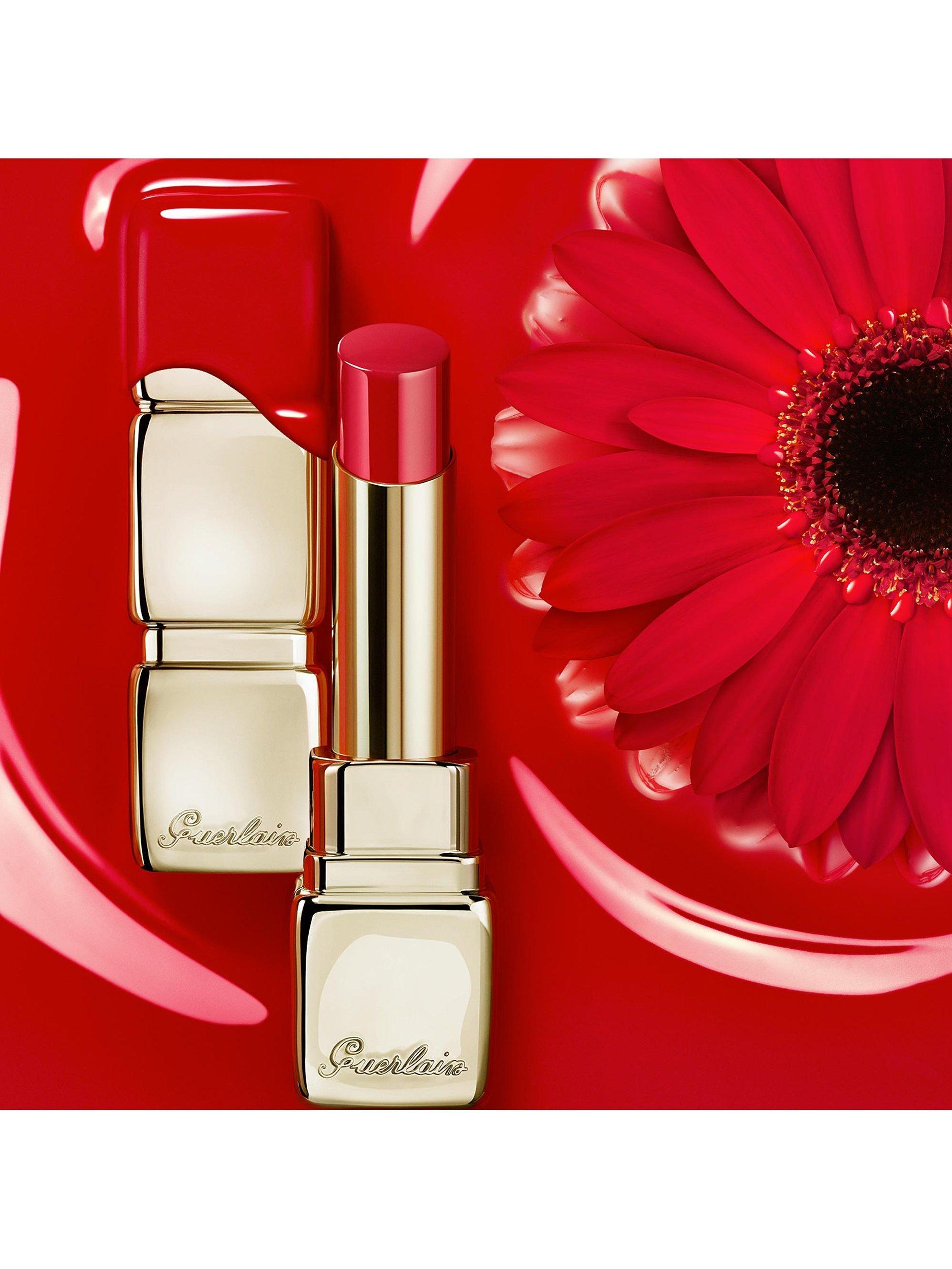 Product image 3 of 8, which shows Guerlain Kiss Kiss Shine Bloom Lipstick, 409 Fuchsia Flush