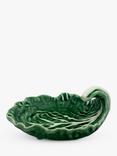 Bordallo Pinheiro Cabbage Earthenware Curved Serving Bowl, 12cm, Green